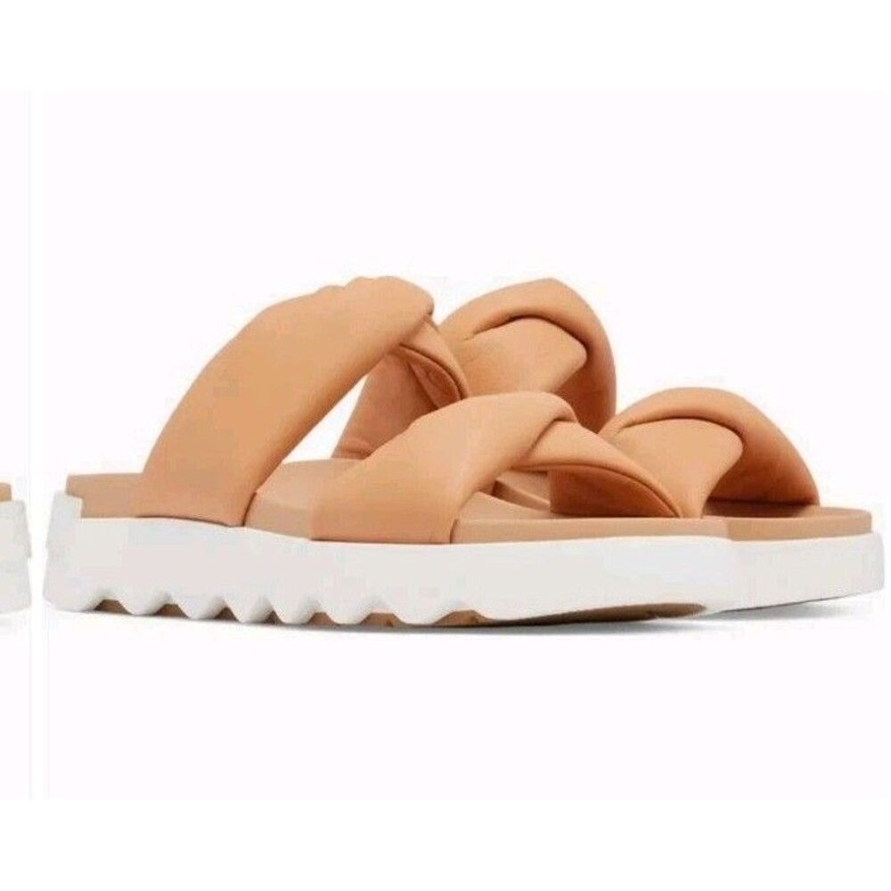 Sorel Vibe Twist Nova slip on Sandals Nwot size 10 boho beachy summer